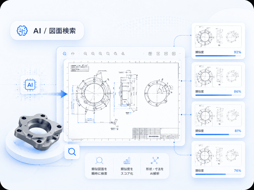 製造業向け 類似図面検索AI